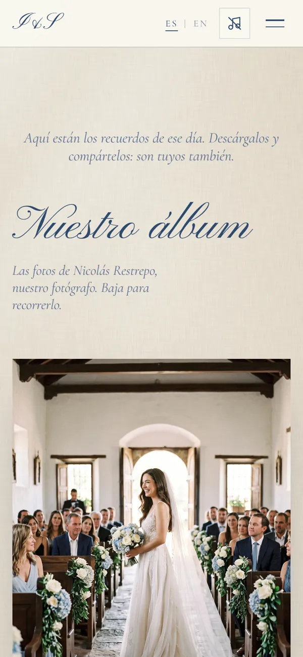 La web de boda después: el álbum del fotógrafo